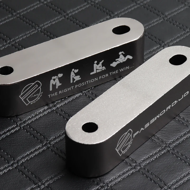 1 Set Gun Metal Password JDM Hood Vent Spacer Risers 90-01 Integra / 88-00 Civic New - Image 2