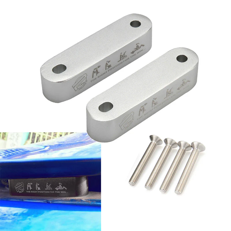 1 Set Silver Password JDM Hood Vent Spacer Risers 90-01 Integra / 88-00 Civic New - Image 5