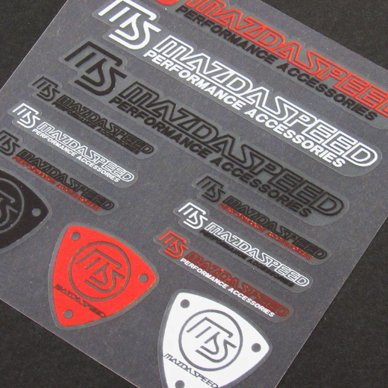 Mazdaspeed 12pcs Reflective Sticker Set - Image 4