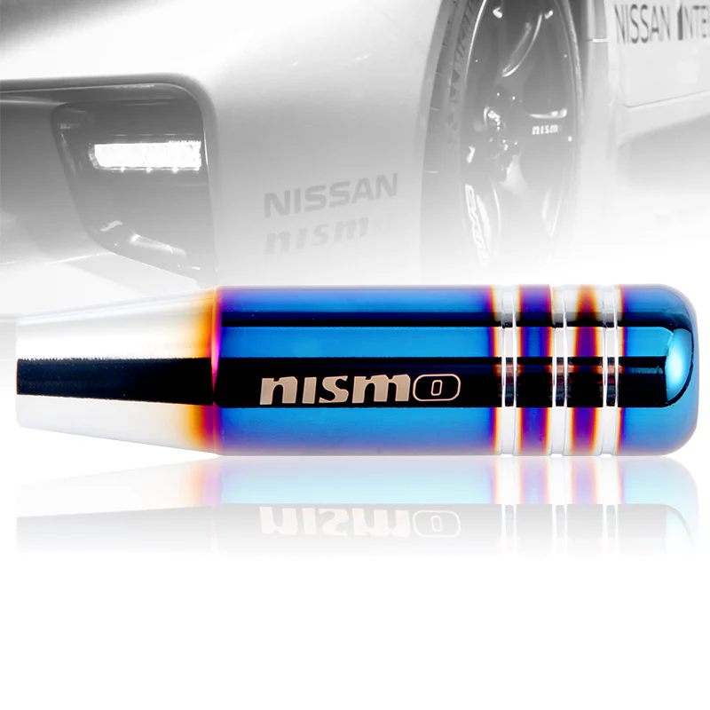 13CM- NISMO Aluminum Burnt Blue Universal Gear Shift Knob Shifter Lever Head - Image 2