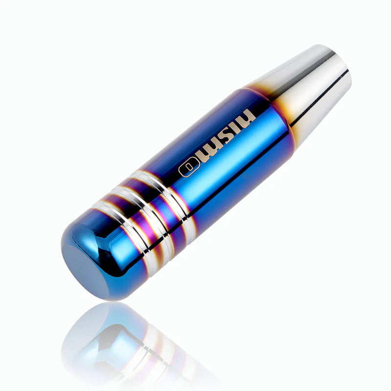 13CM- NISMO Aluminum Burnt Blue Universal Gear Shift Knob Shifter Lever Head - Image 3