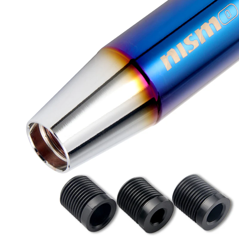 13CM- NISMO Aluminum Burnt Blue Universal Gear Shift Knob Shifter Lever Head - Image 5