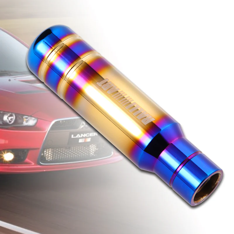 13CM - RALLIART Burnt Blue Universal Racing Gear Shift Knob Shifter Lever Head V2 - Image 3
