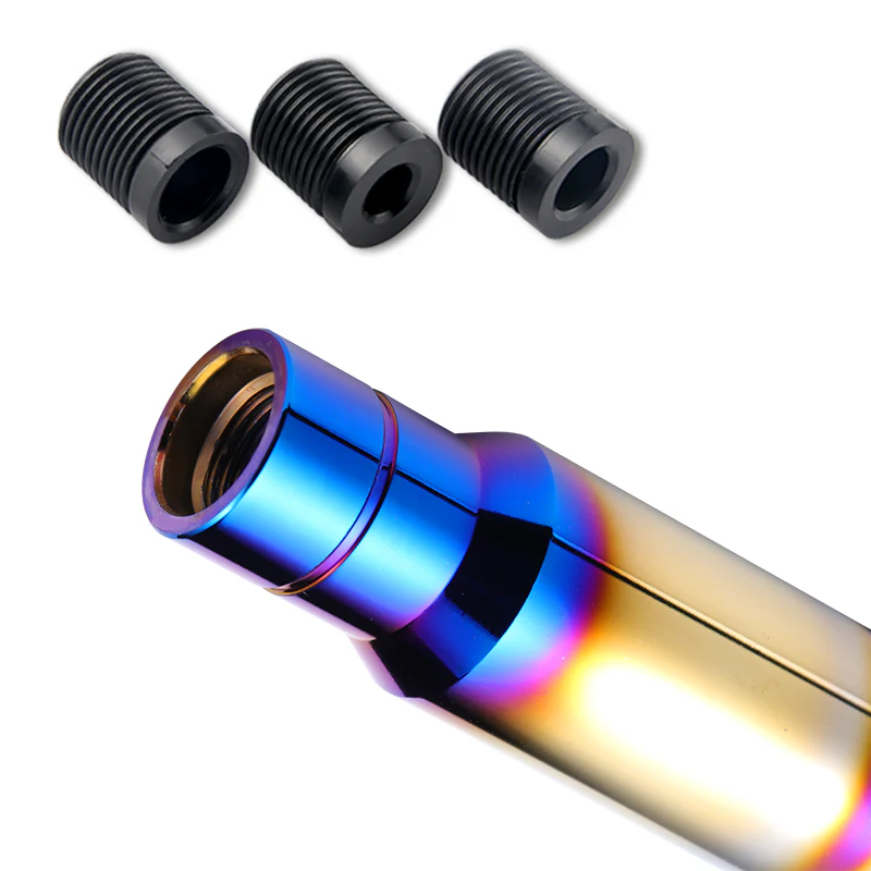13CM - RALLIART Burnt Blue Universal Racing Gear Shift Knob Shifter Lever Head V2 - Image 4