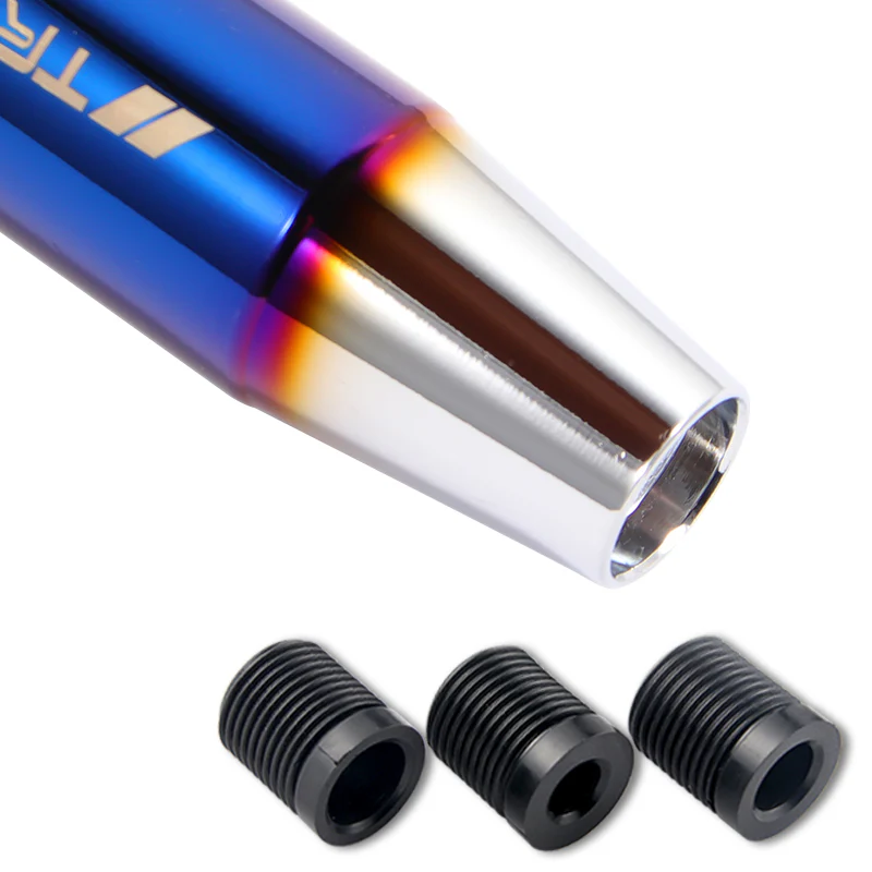 13CM - TRD Aluminum Burnt Blue Universal Gear Shift Knob Shifter Lever Head NEW - Image 4