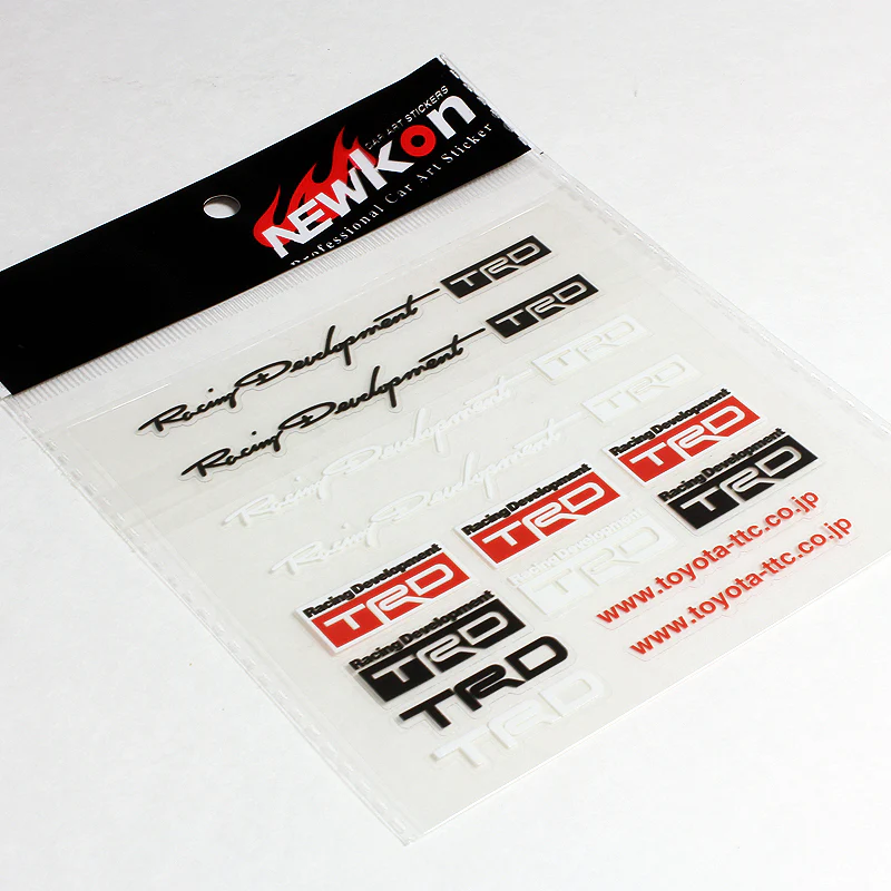 Toyota TRD 14pcs Reflective Sticker Set - Image 4