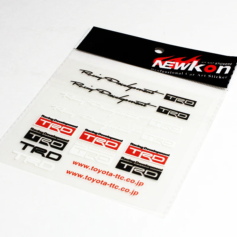 Toyota TRD 14pcs Reflective Sticker Set - Image 5