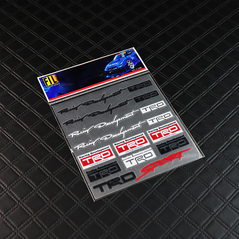 Toyota TRD 16pcs Reflective Sticker Set - Image 4