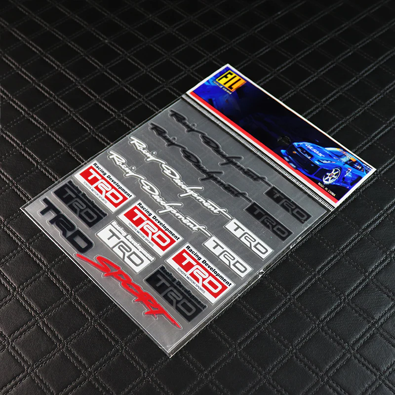 Toyota TRD 16pcs Reflective Sticker Set - Image 5