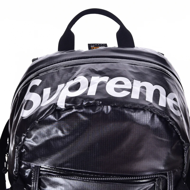 Black Supreme3M Box Logo Backpack Bag Unisex High Quality Laptop School Bag NEW 17"X13" - Image 5