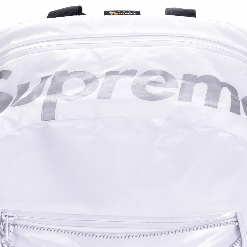 17" Supreme3M Box Logo Unisex High Quality Travel Sport Laptop Backpack School Bag - White - Image 4