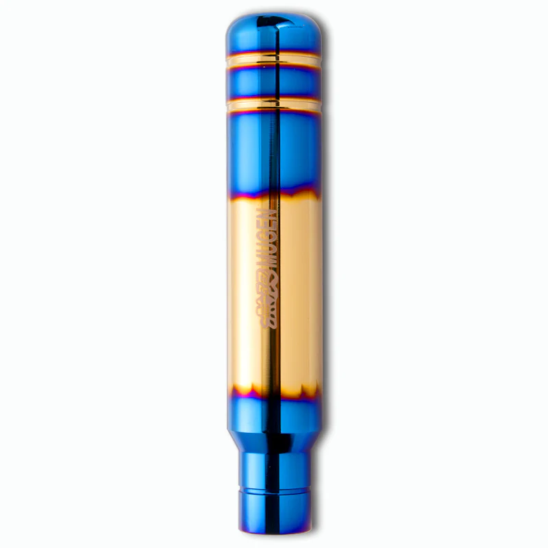 18CM - MUGEN Aluminum Burnt Blue Universal Gear Shift Knob Shifter Lever Head V2 - Image 2