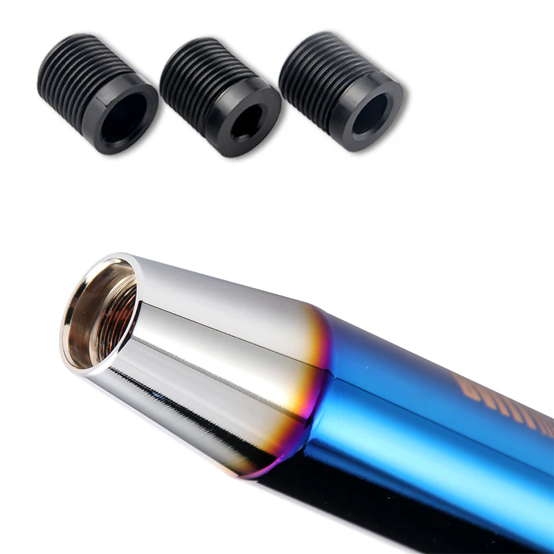 18CM - RALLIART Aluminum Burnt Blue Universal Gear Shift Knob Shifter Lever Head - Image 3