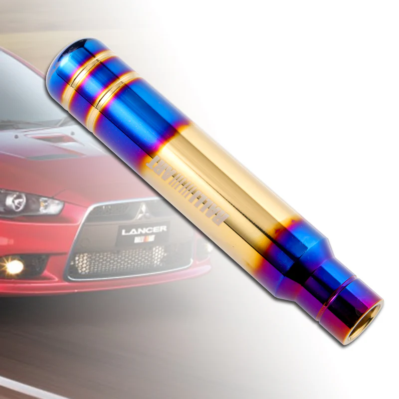 18CM - RALLIART Burnt Blue Universal Racing Gear Shift Knob Shifter Lever Head V2 - Image 3
