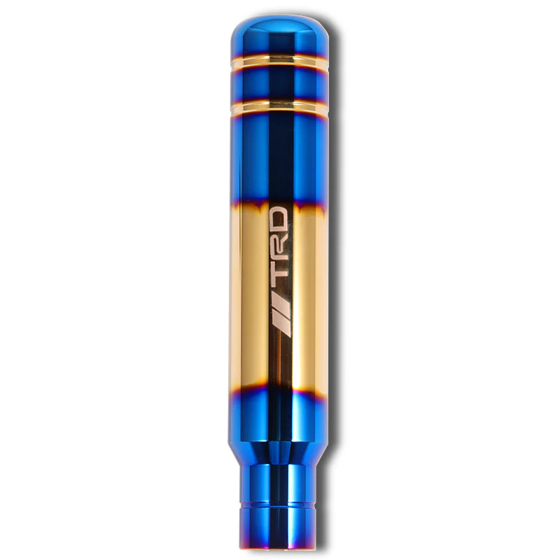 TRD Aluminum Burnt Blue Universal Gear Shift Knob Shifter Lever Head V2 - 7" - Image 3