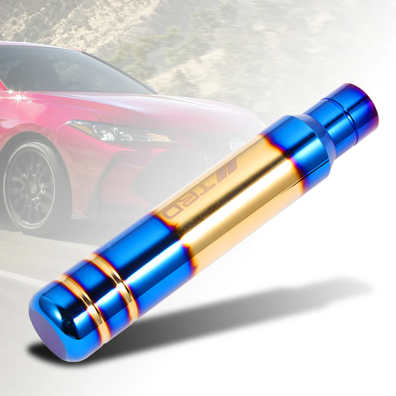TRD Aluminum Burnt Blue Universal Gear Shift Knob Shifter Lever Head V2 - 7" - Image 6