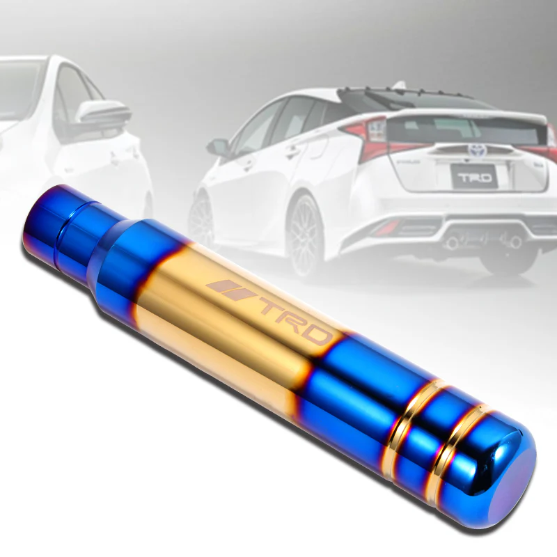 TRD Aluminum Burnt Blue Universal Gear Shift Knob Shifter Lever Head V2 - 7" - Image 7