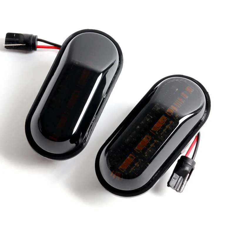2000-2009 Honda S2000 Amber LED Turn Signal Front Side Marker Lights -Smoked Lens - Image 2
