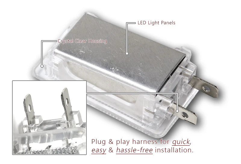 1989-2011 Porsche Carrera / 911 18-SMD 6000K LED Interior Rear Trunk & Luggage Lamp Light - Image 2