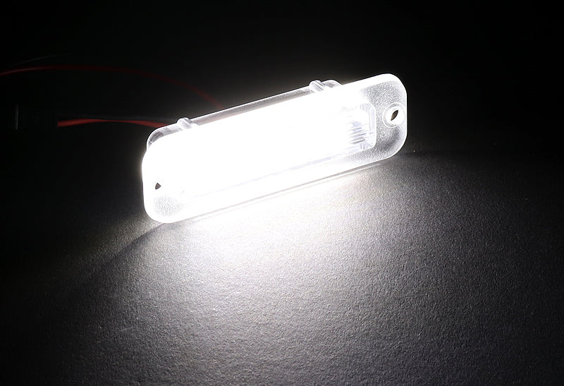 1990-2012 Mercedes-Benz G-Class W463 White 18-SMD 6000K LED License Plate Lights (2pcs) - Image 4