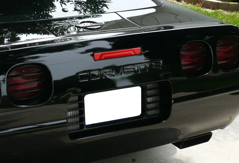1991-1996 Chevrolet Corvette G2 LED 3RD Brake Light Rear Stop Lamp - Chrome Housing Red Lens - Image 5