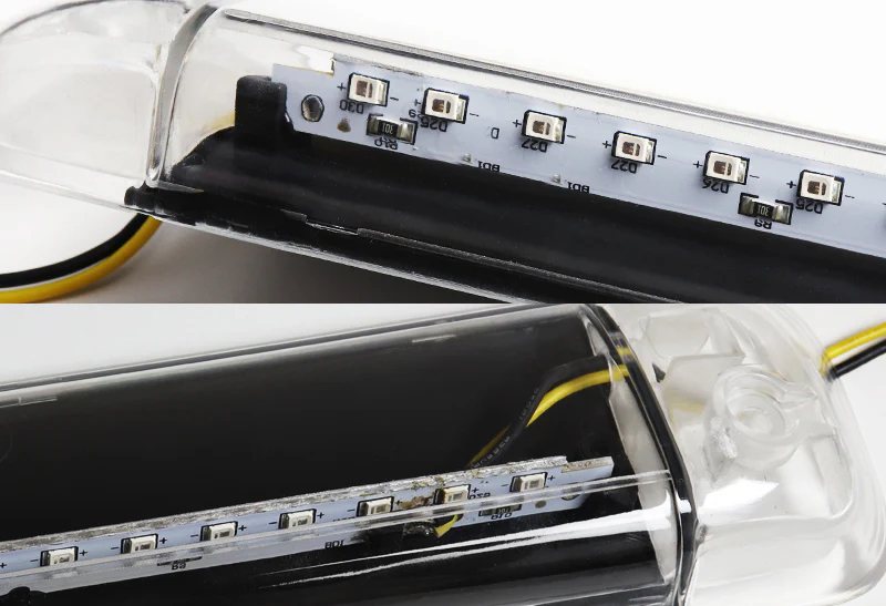 1992–2004 Chevrolet S10 Suburban 1500 LED 3RD Brake Light Rear Stop Lamp  - Black Housing Clear Lens - Image 2