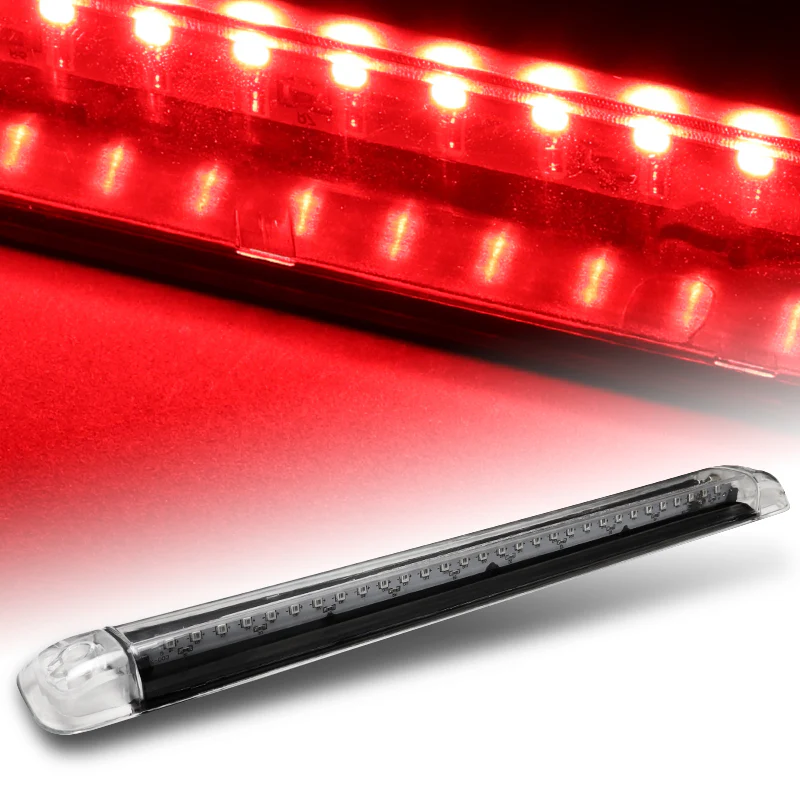 1992–2004 Chevrolet S10 Suburban 1500 LED 3RD Brake Light Rear Stop Lamp  - Black Housing Clear Lens - Image 5