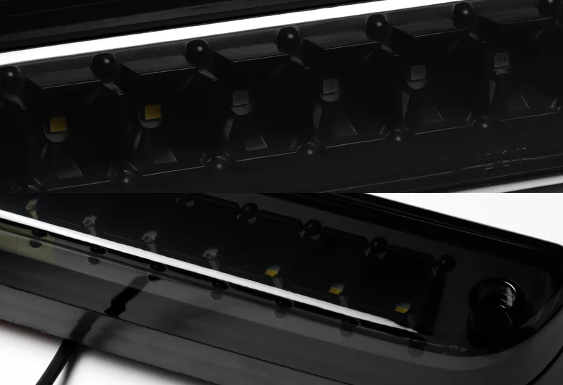 1999-2006 Ford Super Duty LED Third Brake Light with Cargo Light - Black Housing Smoked Lens - Image 2