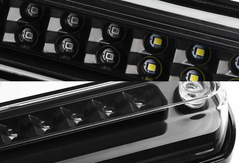 1994-1999 Chevy GMC C/K C10 C1500 C2500 C3500 26-LED Third Brake Light with Cargo Light - Black Housing Clear Lens - Image 2