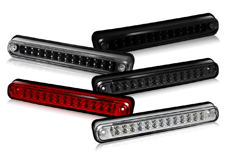 1994-1999 Chevy GMC C/K C10 C1500 C2500 C3500 26-LED Third Brake Light with Cargo Light - Chrome Housing Clear Lens - Image 6