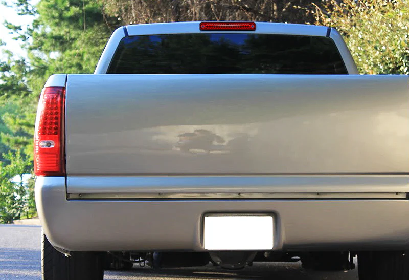 1988-2000 Chevrolet GMC C/K C10 C1500 C2500 C3500 LED Third Brake Light with Cargo Light - Chrome Housing Red Lens - Image 5
