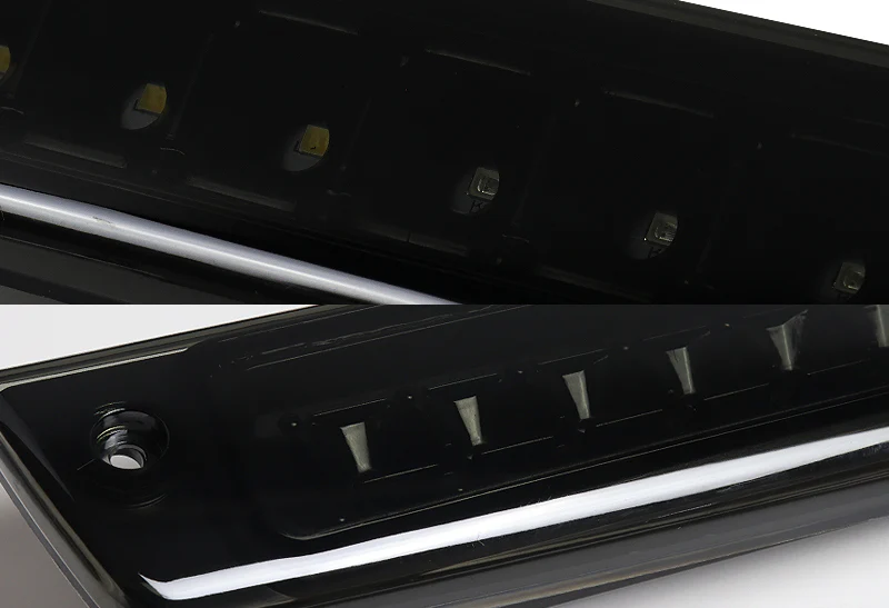 1994-2001 Dodge Ram LED 3RD Brake Light Rear Stop Lamp - Black Housing Smoked Lens - Image 2