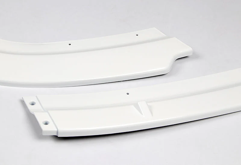 1996-1998 Honda Civic JDM CS-Style Painted White 3-Piece Front Bumper Body Spoiler Splitter Lip Kit with Key Tag - Image 8