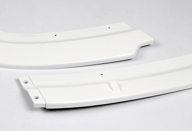 1996-1998 Honda Civic JDM CS-Style Painted White 3-Piece Front Bumper Body Spoiler Splitter Lip Kit - Image 4