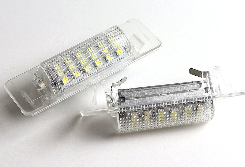Mercedes-Benz C/E-Class W210 W202 Sedan/4DR White 18-SMD LED License Plate Lights (2pcs) - Image 3
