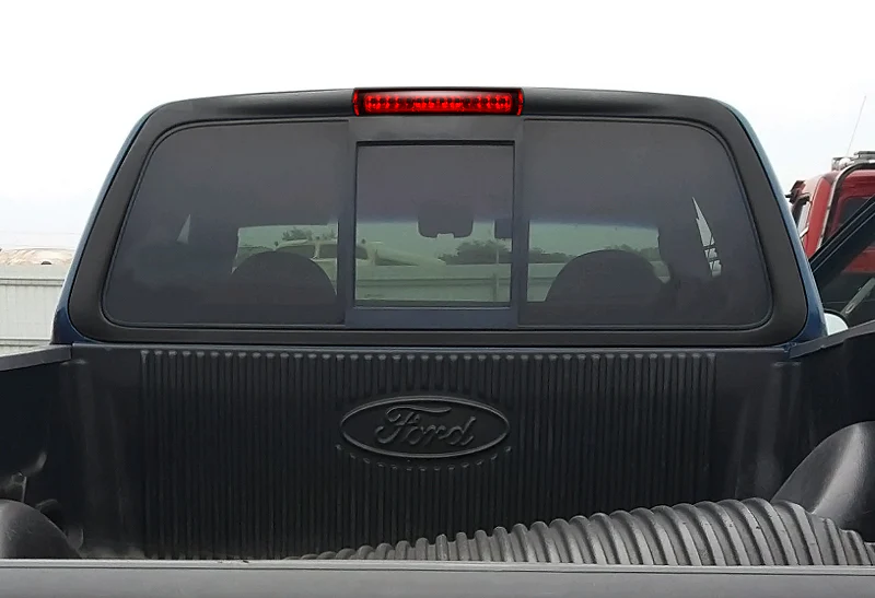 1997-1999 Ford F-250 / 2000-2005 Excursion 16-LED 3RD Brake Light Rear Stop Lamp - Chrome Housing Red Lens - Image 6
