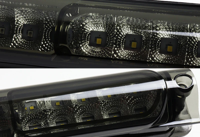 1997-2004 Ford F-150 F150 16-LED 3RD Brake Light Rear Stop Lamp - Chrome Housing Smoked Lens - Image 2