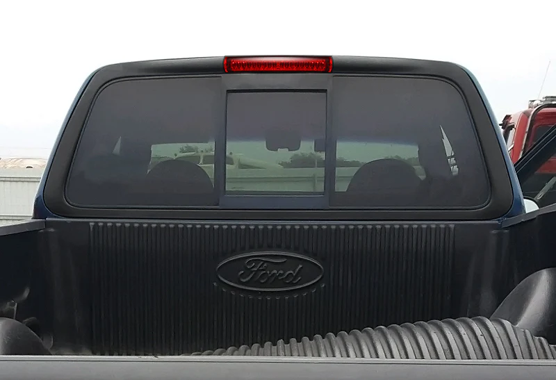 1997-1999 Ford F-250 / 2000-2005 Excursion 18-LED 3RD Brake Light Rear Stop Lamp - Chrome Housing Red Lens - Image 5