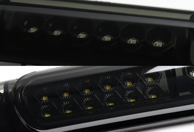 1997-2004 Ford F-150 F150 30-LED 3RD Brake Light Rear Stop Lamp - Black Housing Smoked Lens - Image 2