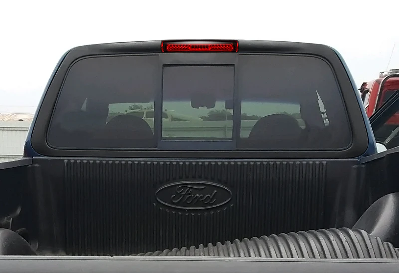 1997-1999 Ford F-250 / 2000-2005 Excursion 30-LED 3RD Brake Light Rear Stop Lamp - Chrome Housing Red Lens - Image 5