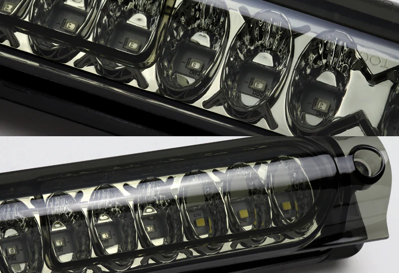 1997-2004 Ford F-150 F150 18-LED 3RD Brake Light Rear Stop Lamp - Chrome Housing Smoked Lens - Image 2