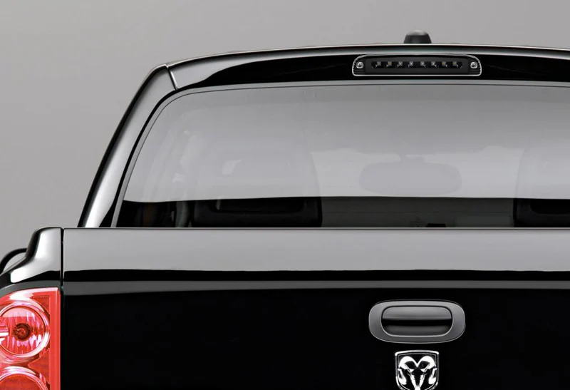 1997-2007 Dodge Dakota LED 3RD Brake Light Rear Stop Lamp Cargo Light - Black Housing Clear Lens - Image 5