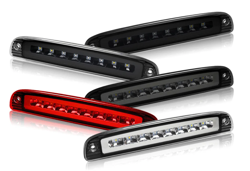 1997-2007 Dodge Dakota LED 3RD Brake Light Rear Stop Lamp Cargo Light - Black Housing Clear Lens - Image 6