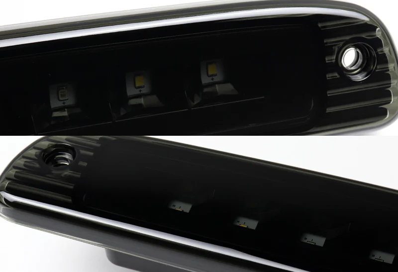 1997-2007 Dodge Dakota LED 3RD Brake Light Rear Stop Lamp Cargo Light - Black Housing Smoked Lens - Image 2