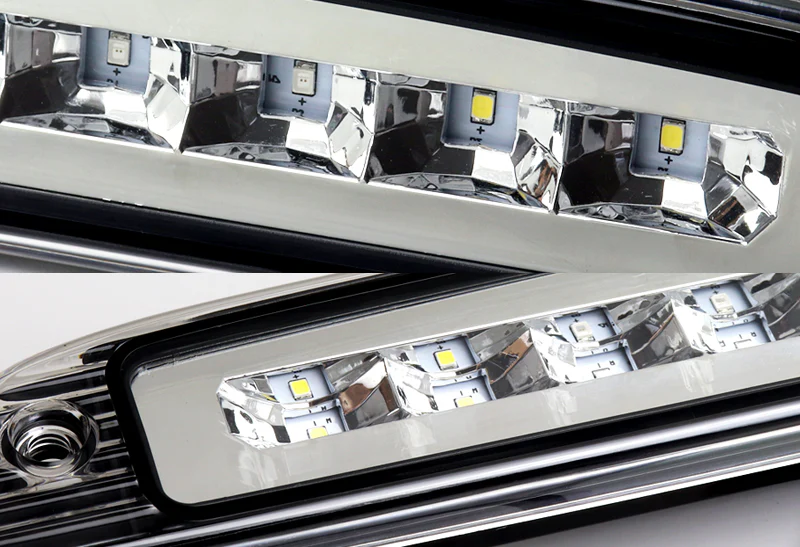 1997-2007 Dodge Dakota LED 3RD Brake Light Rear Stop Lamp Cargo Light - Chrome Housing Clear Lens - Image 2