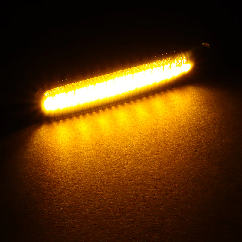 1998-2006 BMW 3-Series E46 Amber LED Turn Signal Front Side Marker Lights -Smoked Lens - Image 5