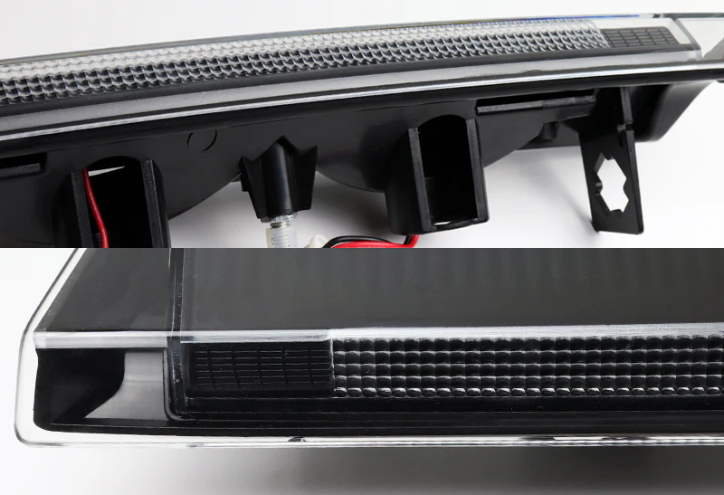 1999-2004 Ford Mustang LED 3RD Brake Light Rear Stop Lamp  - Black Housing Clear Lens - Image 2