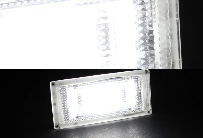 1999–2006 BMW E46 3-Series Coupe / 2-Door White 18-SMD LED License Plate Lights (2pcs) - Image 5