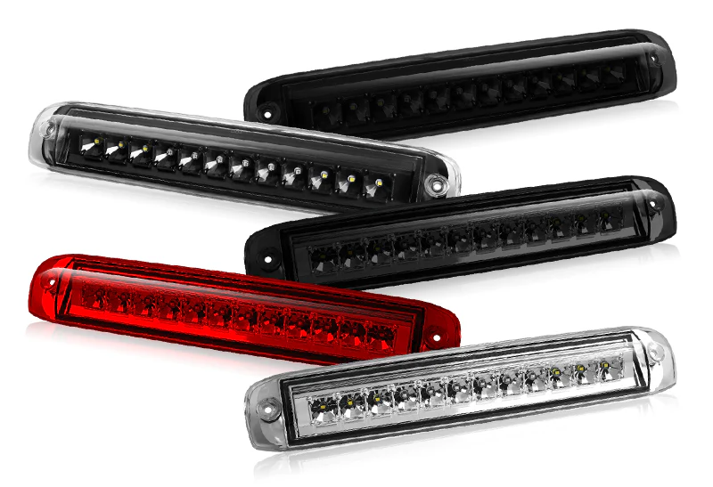 1999-2006 Chevrolet Silverado LED Third Brake Light with Cargo Light - Chrome Housing Smoked Lens - Image 6