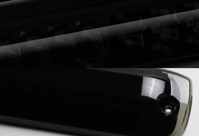 1999-2006 Chevrolet Silverado LED Third Brake Light with Cargo Light - Black Housing Smoked Lens - Image 2